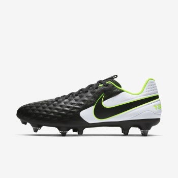 Nike Tiempo Legend 8 Academy SG-PRO Anti-Clog Traction - Női Focicipő - Fekete/Fehér/Fekete